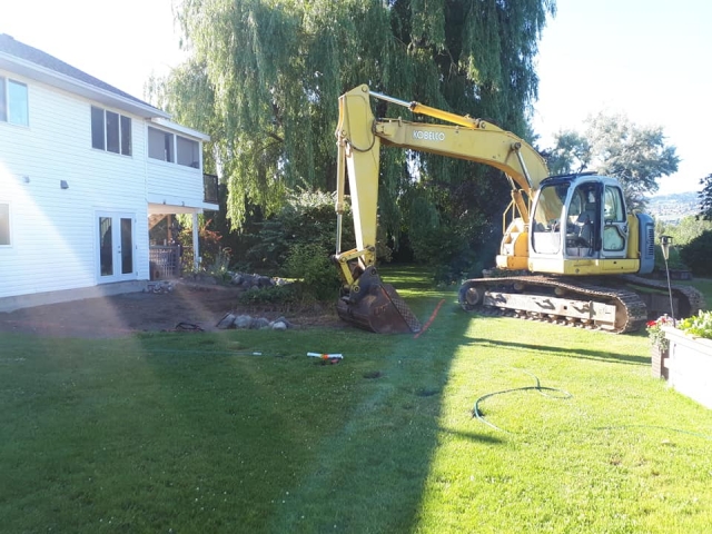 We do pool excavation for the Kamloops neighbourhood