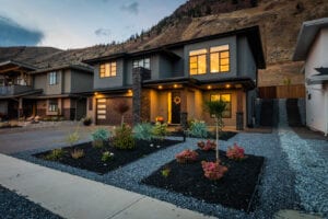 visual image of custom home exterior